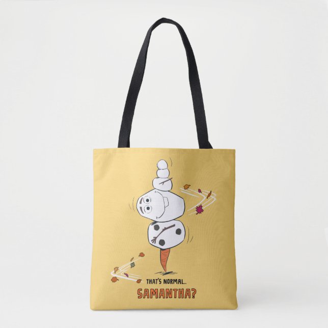 Frozen 2 | Olaf "That's Normal… Samantha?" Tote Bag (Front)