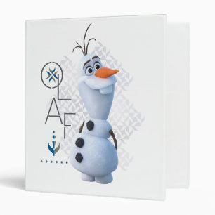 Frozen 2: Olaf With Stylized Name Graphic Binder