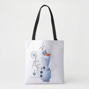Frozen 2: Olaf With Stylized Name Graphic Tote Bag