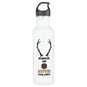Frozen 2   Reindeers Are Better Than People 710 Ml Water Bottle