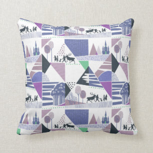 Frozen 2   Seek the Truth Character Pattern Throw Pillow