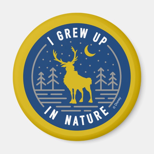 Frozen 2 | Sven - I Grew Up in Nature Magnet (Front)