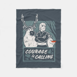 Frozen 2: Sven, Kristoff, & Olaf   Courage Fleece Blanket