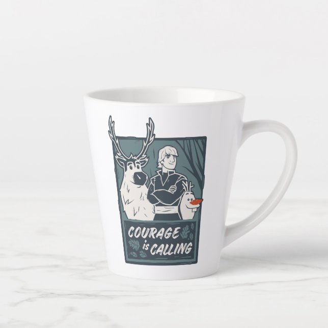 Frozen 2: Sven, Kristoff, & Olaf | Courage Latte Mug (Right)