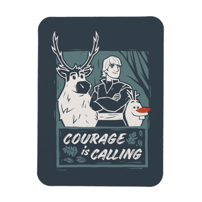 Frozen 2: Sven, Kristoff, & Olaf | Courage Magnet (Vertical)