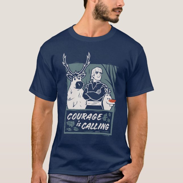 Frozen 2: Sven, Kristoff, & Olaf | Courage T-Shirt (Front)