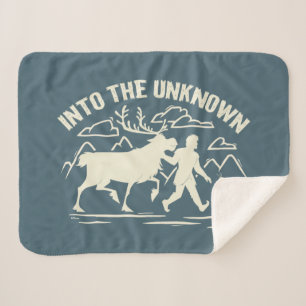 Frozen 2   Sven, Kristoff & Olaf Into the Unknown Sherpa Blanket