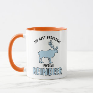Frozen 2   "The Best Proposals Involve Reindeer" Mug