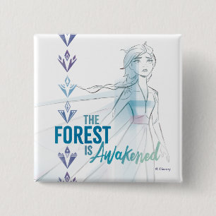 Frozen 2: The Forest Is Awakened 2 Inch Square Button