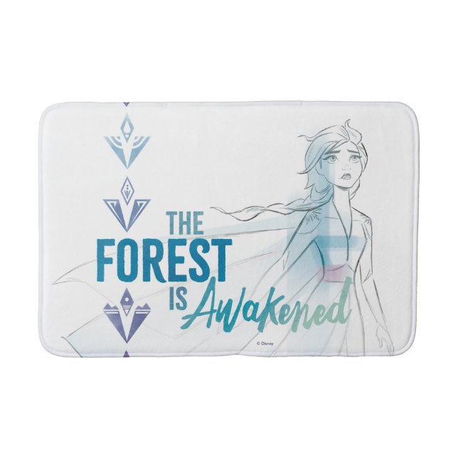 Frozen 2: The Forest Is Awakened Bath Mat (Front)