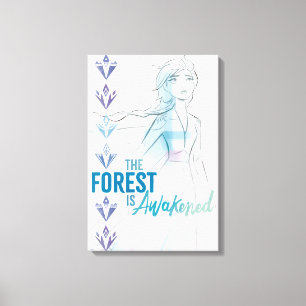 Frozen 2: The Forest Is Awakened Canvas Print