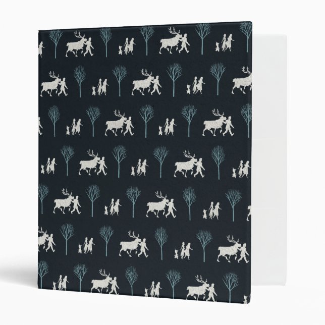 Frozen 2: Walking Through Birch Trees Pattern Binder (Front/Inside)