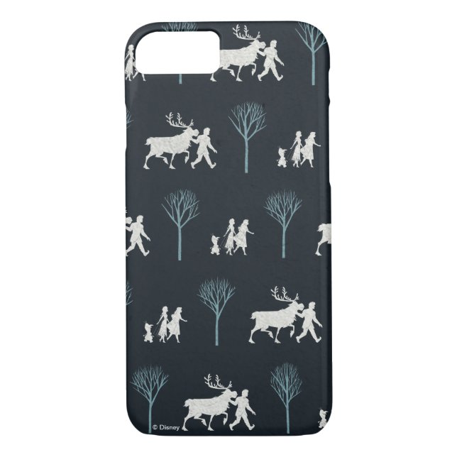 Frozen 2: Walking Through Birch Trees Pattern Case-Mate iPhone Case (Back)