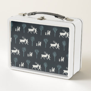 Frozen 2: Walking Through Birch Trees Pattern Metal Lunch Box