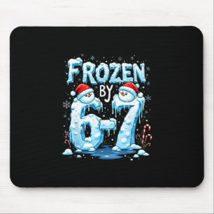 Frozen 6 Number 67 Six Seven Meme Mouse Pad
