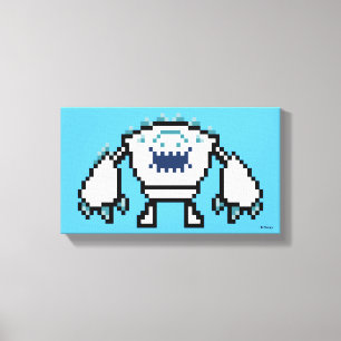 Frozen   8-Bit Marshmallow Canvas Print