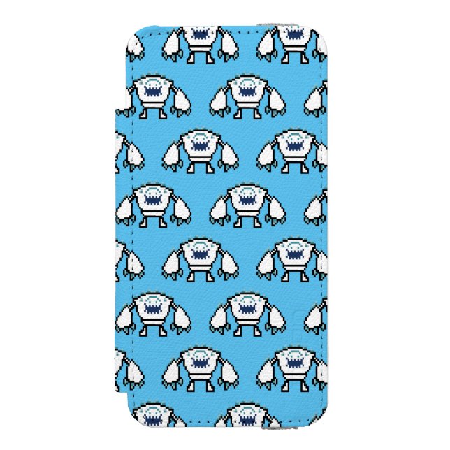Frozen | 8-Bit Marshmallow Incipio iPhone Wallet Case (Folio Front)