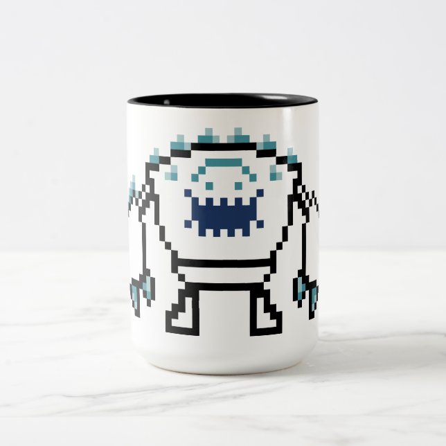 Frozen | 8-Bit Marshmallow Two-Tone Coffee Mug (Center)