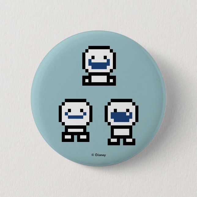 Frozen | 8-Bit Snowgies 2 Inch Round Button (Front)