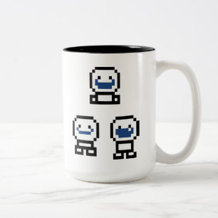 Frozen   8-Bit Snowgies 2 Two-Tone Coffee Mug