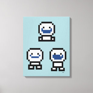 Frozen   8-Bit Snowgies 6 Canvas Print