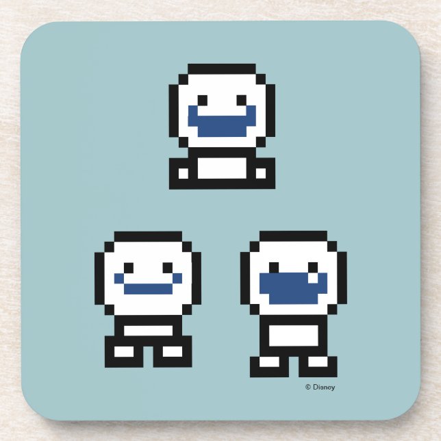 Frozen | 8-Bit Snowgies Coaster (Front)