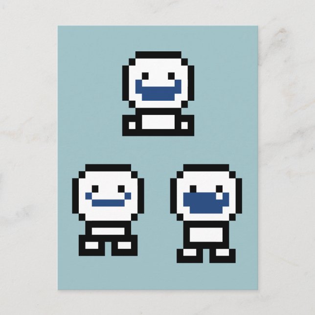 Frozen | 8-Bit Snowgies Postcard (Front)