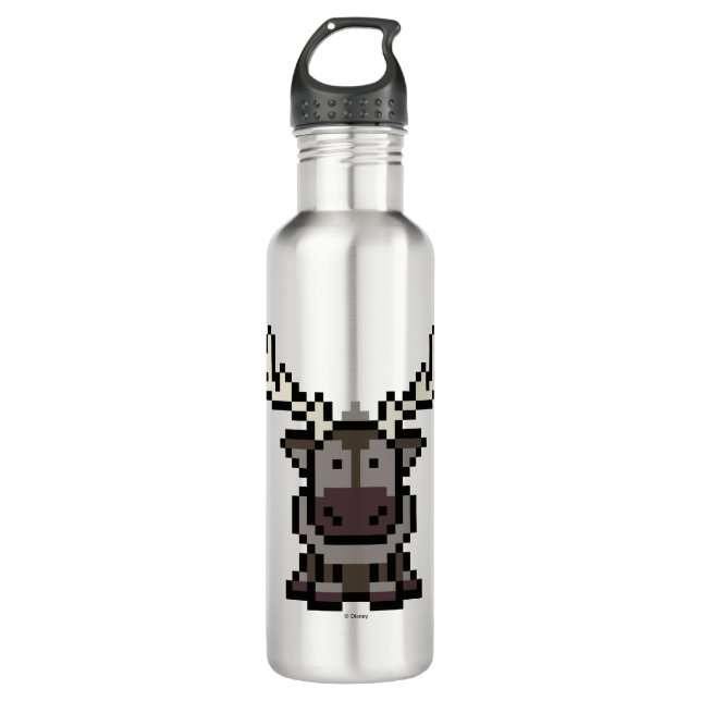 Frozen | 8-Bit Sven 710 Ml Water Bottle (Front)