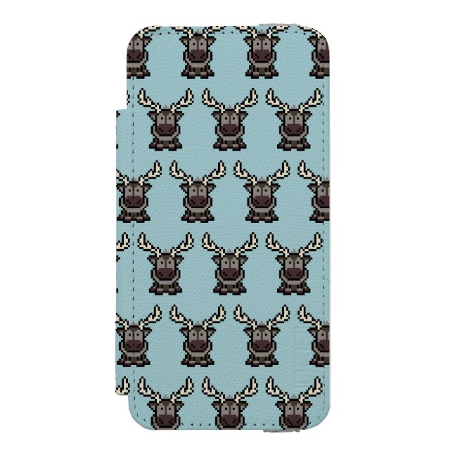 Frozen | 8-Bit Sven Incipio iPhone Wallet Case (Folio Front)