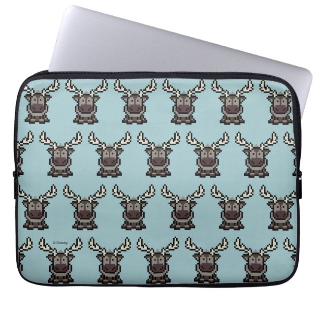 Frozen | 8-Bit Sven Laptop Sleeve (Front)