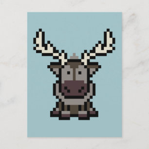 Frozen 8-Bit Sven Postcard