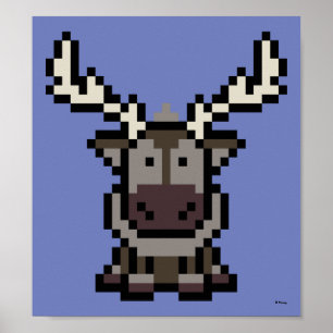 Frozen   8-Bit Sven Poster