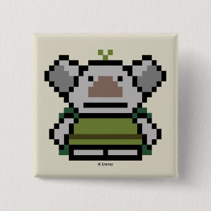Frozen   8-Bit Troll 2 Inch Square Button