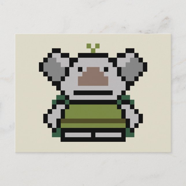 Frozen | 8-Bit Troll Postcard (Front)