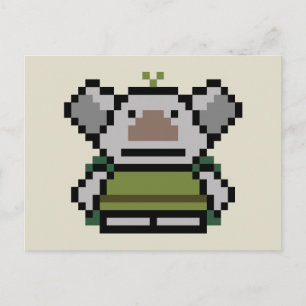 Frozen 8-Bit Troll Postcard