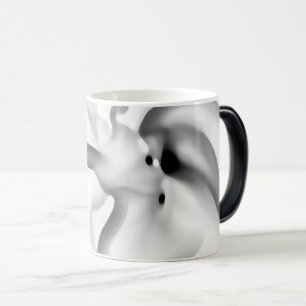 Frozen: Abstract Grey, White & Black Magic Mug