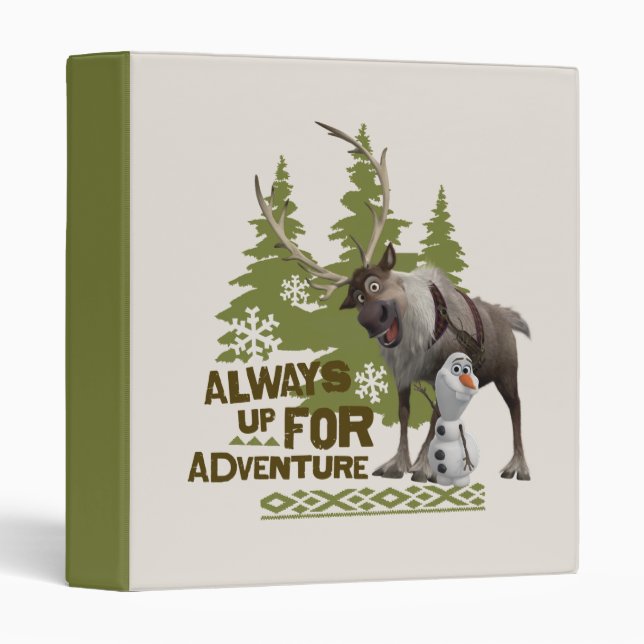 Frozen | Always up for Adventure Binder (Front/Spine)