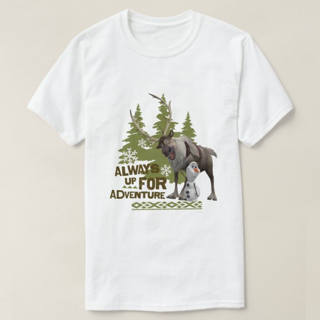 Frozen | Always up for Adventure T-Shirt (Design Front)