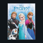 Frozen | Anna, Elsa, Kristoff and Olaf Postcard<br><div class="desc">Check out this new Frozen Group Shot! Personalize your own Frozen merchandise on Zazzle.com! Click the Customize button to insert your own name or text to make a unique product. Try adding text using various fonts & view a preview of your design! Zazzle's easy to customize products have no minimum...</div>