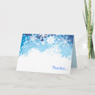 FROZEN Bat Mitzvah Invitation Thanks You Card