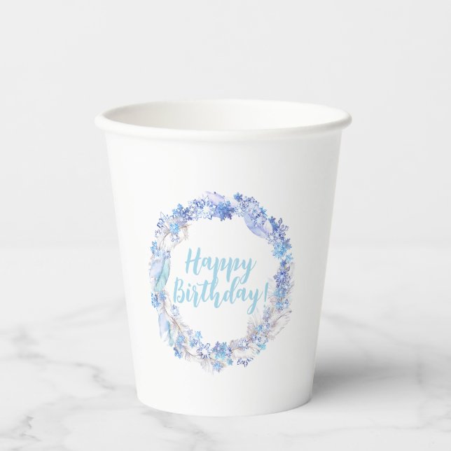 Frozen Birthday Decor Frozen Party Cups (Front)