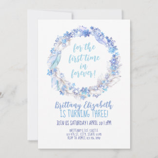 Frozen Birthday Invitation any Age Frozen Theme In