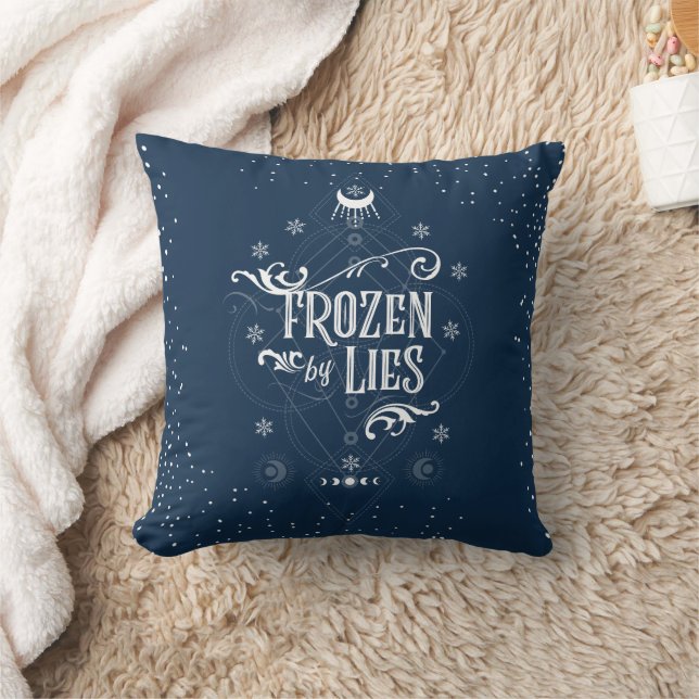 Frozen by Lies (Sleigh Riders Book One) Throw Pillow (Blanket)