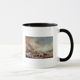 Frozen Canal Scene Mug