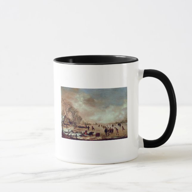 Frozen Canal Scene Mug (Right)