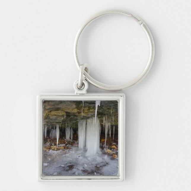 Frozen Cave Keychain (Front)