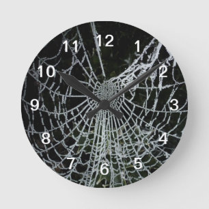 Frozen Cobweb Clock