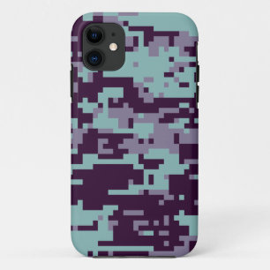 Frozen Digital Camo Pattern iPhone 11 Case