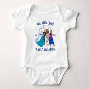 Frozen Disney Family Vacation Baby Bodysuit