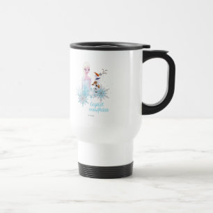 Frozen Elsa and Olaf Travel Mug